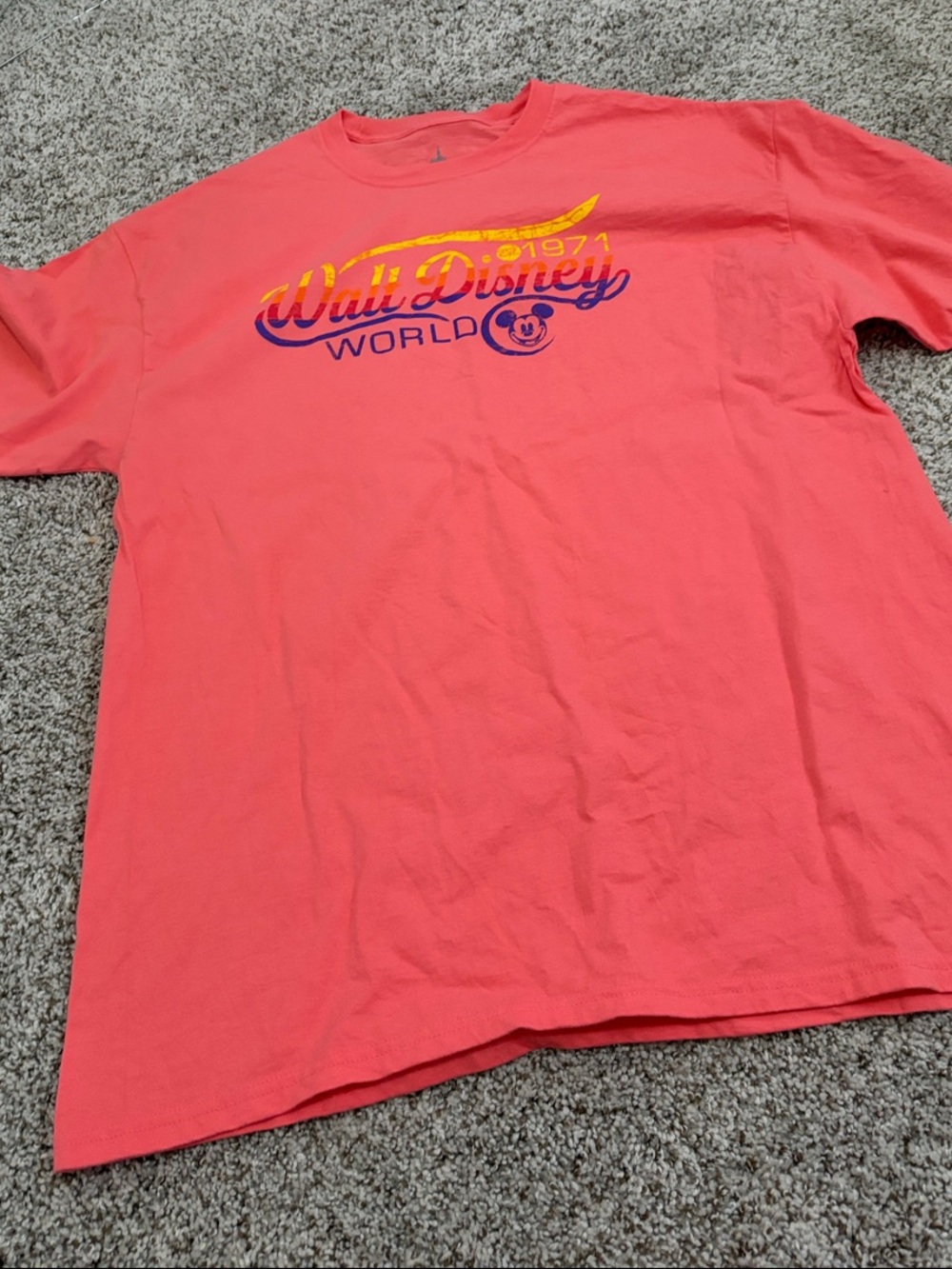 Walt Disney world shirt.